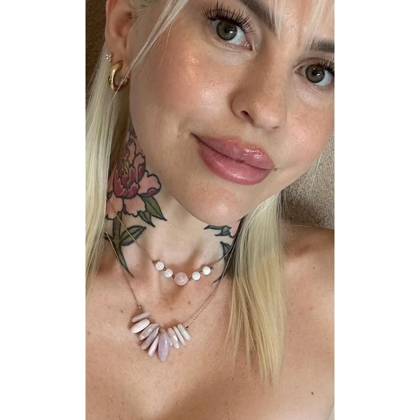 Adjustable Gemstone Layering Necklace:--=%2=- Amethyst=%2=-- Rose Quartz Jasper Celestite Crystal Choker Gift for Her natural amethyst