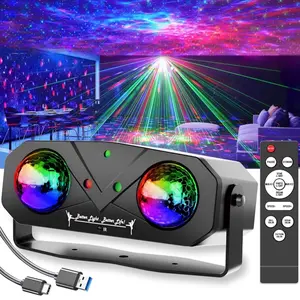 Party  Disco Ball Light, sound activated with remote control, KTV parties, stage strobe light, ocean light projector