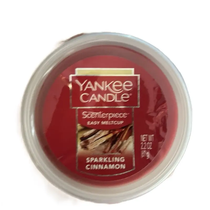 Yankee Candle Sparkling Cinnamon Scenterpiece Easy Melt Cup 2.2 oz Fragrance for Home Decor & Aromatherapy Ornaments