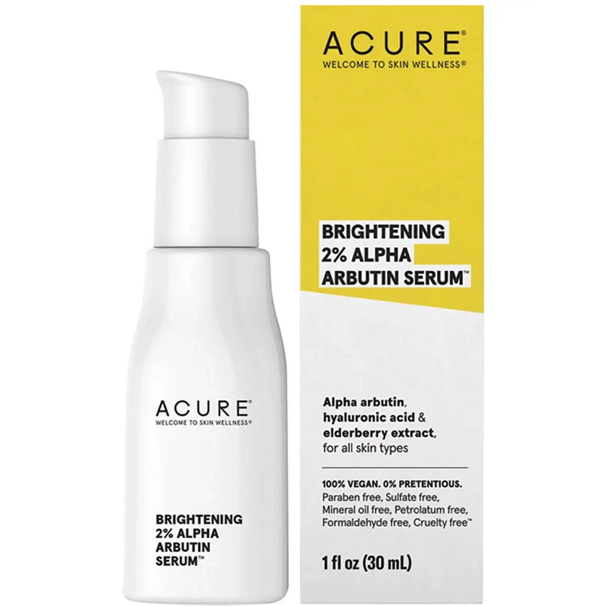 Acure Brightening 2% Alpha Arbutin Serum 30ml