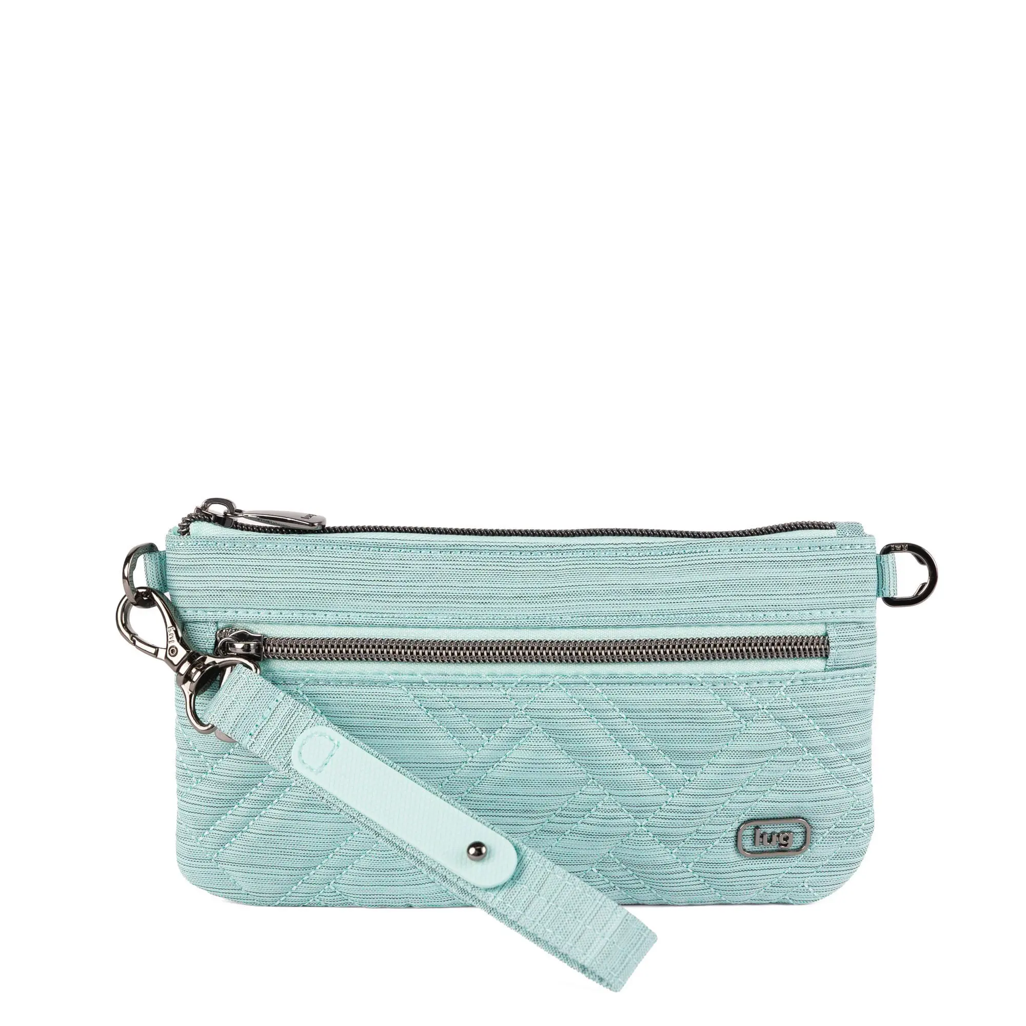 Lug Women's Super Metro XL Wallet Wristlet - Clutch with Charm Bar, Detachable Strap