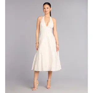 Brunch Bloom Floral Butterfly Midi Dress