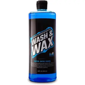 Wash & Wax Extra Thick Foaming Cleaning Solution , , Trailer, Boat,  Wash Soap - Works With  Cannon,  , Sprayers, Buckets, 32 oz., Tropical Scent