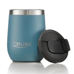 XPLORIS 8 oz./230 ml Thermal Tumbler - Perfect for Hot and Cold Drinks - Flasks, Drinkware Portable