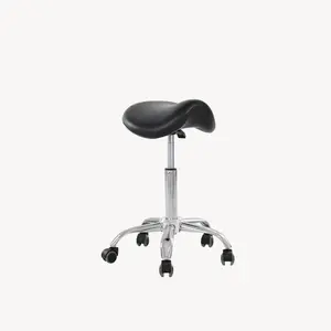 SADDLE Beauty Salon Swivel Esthetician Stool