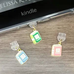 Book Kindle, E-reader, Phone Dust Plug/Charms - USB-C compatible