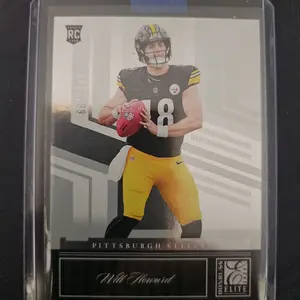 Donruss Elite 2025 Will Howard RC Card Pittsburgh Steelers Football Collectible Trading Card