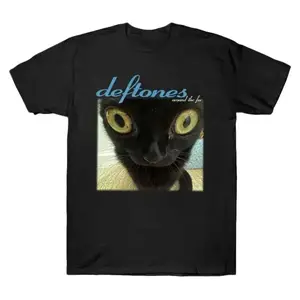 [KM 100%cotton]Deftones Around The Fur Cat Band T-Shirt men christian clothing,Streetwear,graphic tee,cotton graphic tees,humorous tshirt,funny shirts,men's t shirts,invincible shirt,siah t shirt,funny graphic tee,funny shirts men,humor graphic tee 4xl5xl
