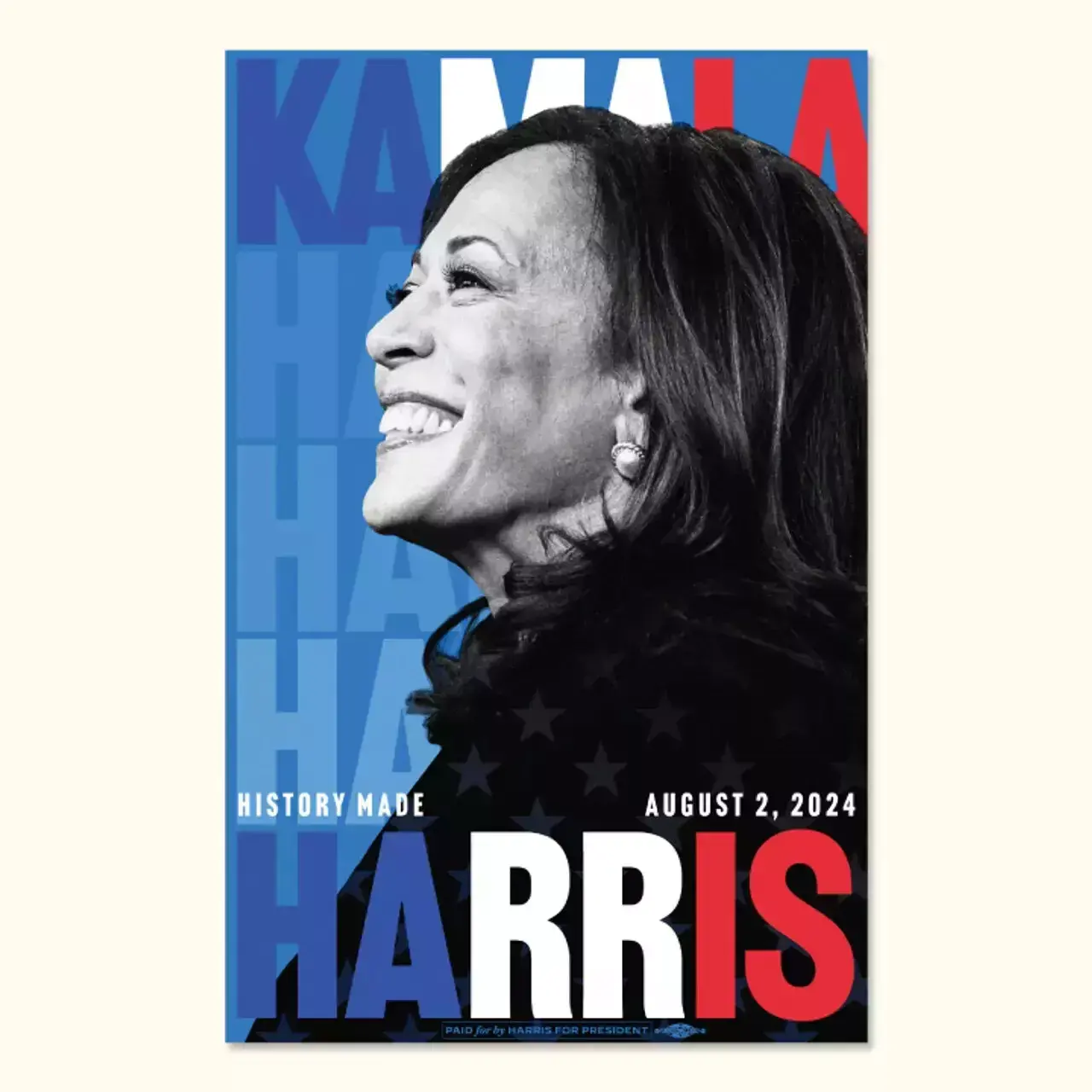 Kamala Harris For The People 2024 Election President Poster Art Décor