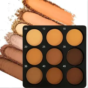 Matte Finish Contour Palette, 1 Count Long-Lasting Waterproof Concealer Palette for Daily Use, Facial Makeup Product with Buildable Matte Contour, Cosmetic Bronzer