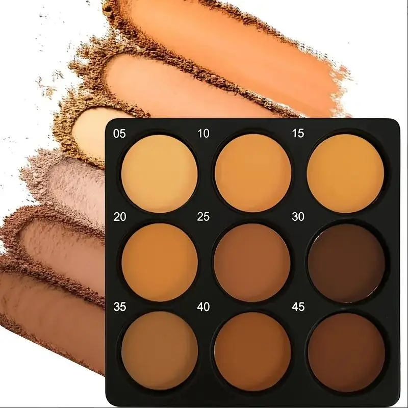 Matte Finish Highlight Contour Palette, 1 Count Long Lasting Waterproof Concealer Makeup Palette for Daily Use, Facial Makeup Products, Contour Highlight Face, Highlighter Contour