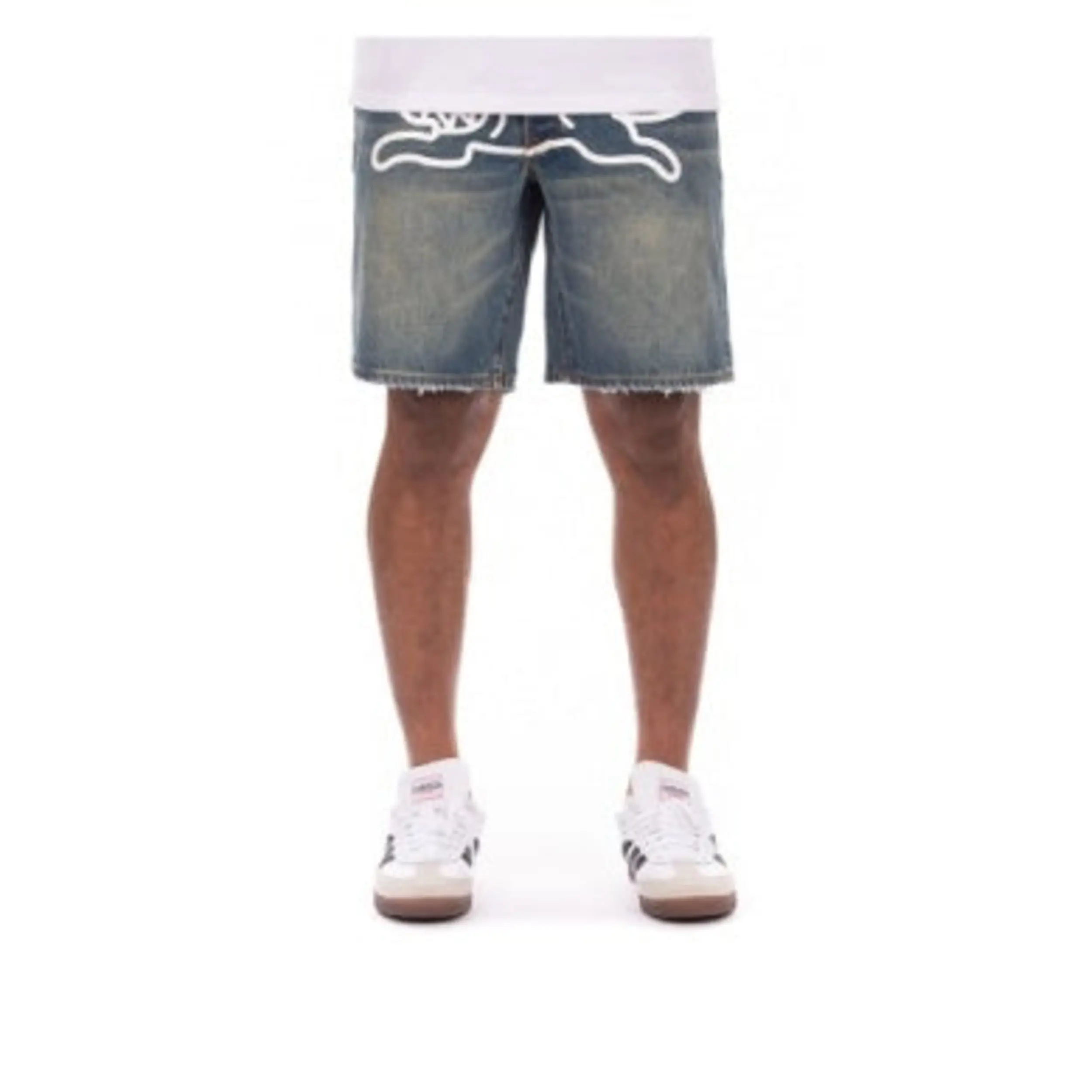 Ice Cream Blueberry Yogurt Jean Short - Blue Shade