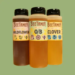 Barrel To Bottle Bundle, Orange Blossom, Wildflower, Clover, 11oz x 3 Pack, Natural, 100% Raw Honey
