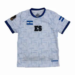 El Salvador Jersey 2025 Away White Color with Blue Accents and 503 ES Logo for Sports Fans
