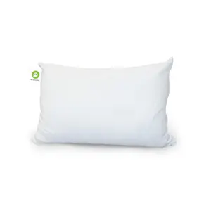 GhostBed Faux Down Pillow - Down Alternative with Cool Microfiber Gel Soft Comfortable