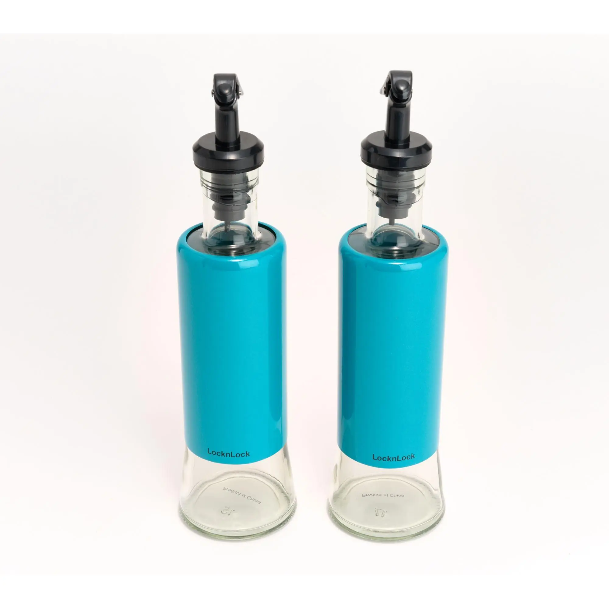 LocknLock S/2 Stainless Steel & Glass Oil & Vinegar Dispensers LocknLock S/2 Stainless Steel & Glass Oil & Vinegar Dispensers