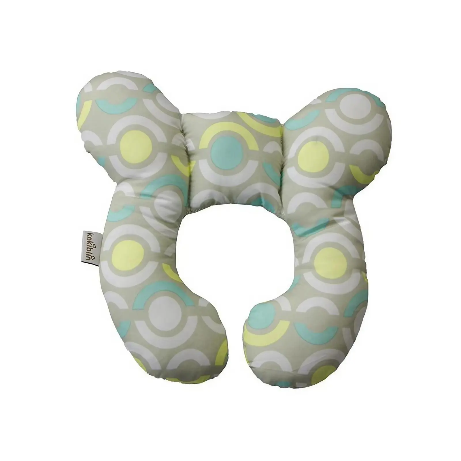 Universal Baby U-Shape Head Support Pillow for Car Seat Attachment & Stroller - Newborn Neck & Head Safety, Anti-Flat Head, Breathable Memory Foam, Removable Washable Cover, Portable Travel & Nursing Pillow, Multi-Use Infant Sleep Support
