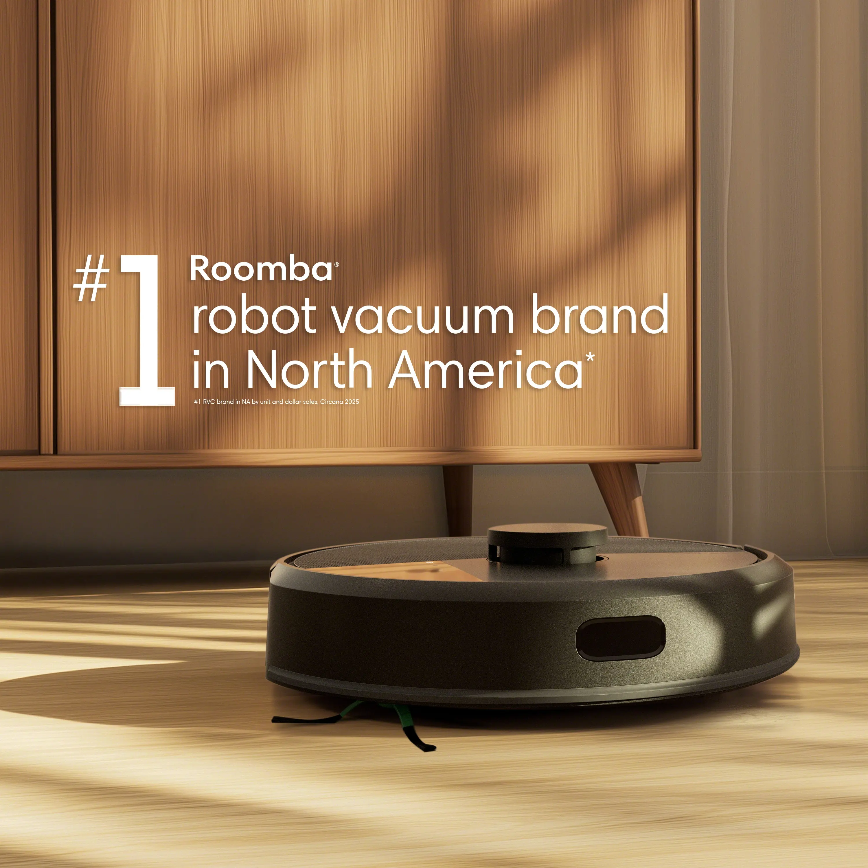 Roomba® 105 Vacuum Robot + AutoEmpty™ Dock – 70X Suction, Multi-Surface Bristle & Edge-Sweeping Brushes, and ClearView™ LiDAR Navigation - up to 75 Days of Dust-Trapping,  Autonomous Cleaning