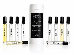 Inspired by Fragrance 10pc Discovery Set: Spray Perfumes Scent Set Parfum Set