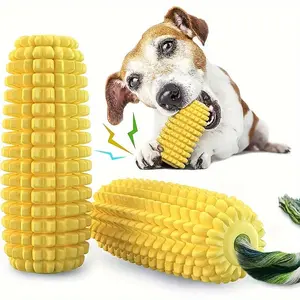 Durable Chew Toy for Dogs, Interactive Squeaky Dog Toy, Teething Corn Stick for Puppies, Suitable for Small Medium Large Dogs