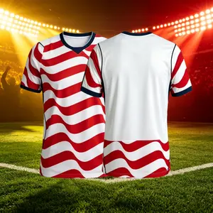2026 United States Home And Away Red And Black 10# Pulisic Short Sleeve Soccer Jersey Fans Version