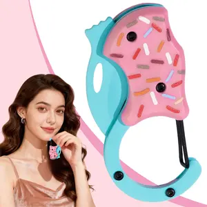 Small Pocket Knife for Women, Cute Donut Folding Box Cutter, Mini Folding Knife Keychain Pendant Gift Knife Portable High Hardness Multi-purpose Knife, Backpacking Camping,Decor, Hanging, Ornaments, Decoration