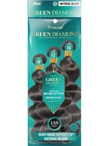 Mane Concept Pristine Green Diamond 100% Human Hair - (PGD301XXS-XXL) Body Wave