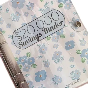20K Savings Challenge Binder with Zipless Cash Envelopes