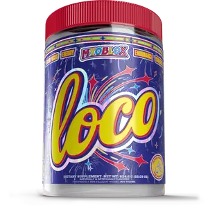 Myoblox LOCO Pre-Workout - All-in-One Supplement with Muscle Primers for Enhanced Energy Focus and Intensity