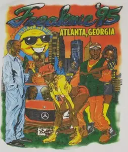 Vintage Atlanta Freaknik Hip-Hop T-shirt, Tupac Unisex T-shirt