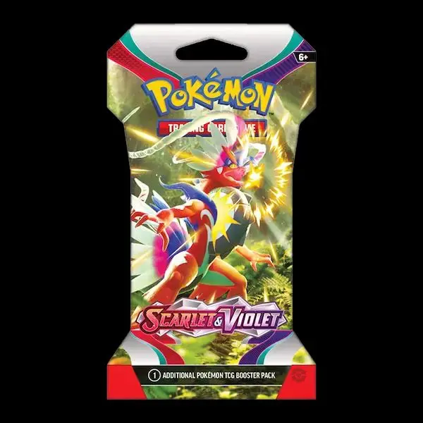 Scarlet & Violet Sleeve trading Card Game Additional TCG Booster Pack 1 Pack