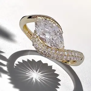 IGI k18 labgrown diamond ring 1.39ct 3.18g lg285 zlz034