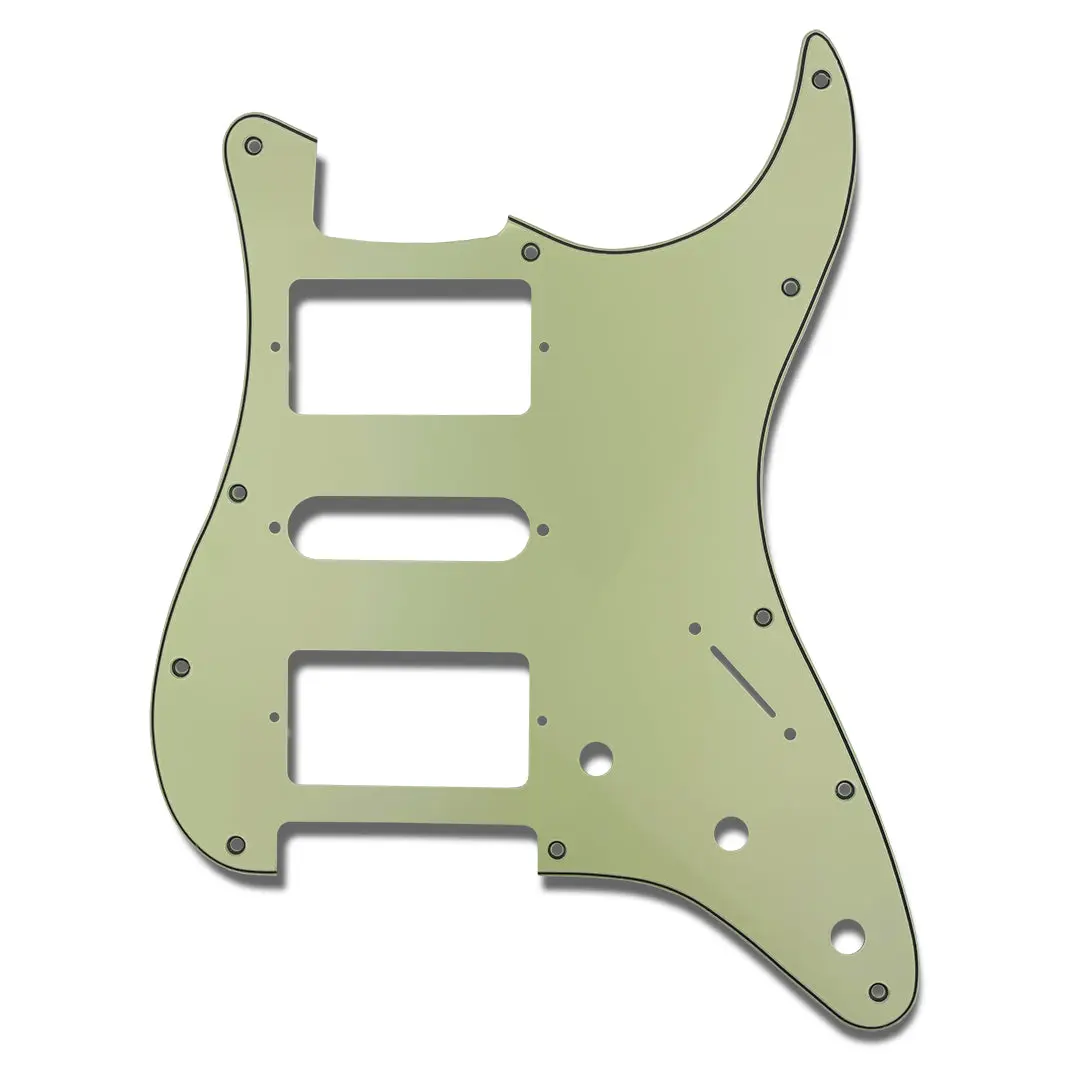 PRiMO Replacement Pickguard for Fender Stratocaster - H-S-H Pickup Configuration, Blade Switch, Pearloids