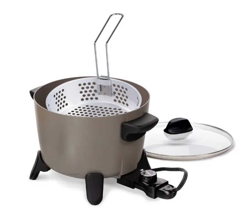 Presto Big Kettle Ceramic Deep Fryer/Multi-Cooker
