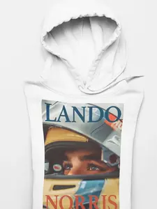 Lando Norris Hoodie, , Driver Shirt, Fan Gift, NOR4 Top, Grand Prix Shirt, Racing Driver Fan Tee