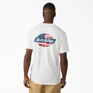 Dickies Americana Logo Fill Graphic T, Regular Fit Graphic Print, Workwear Everyday Style