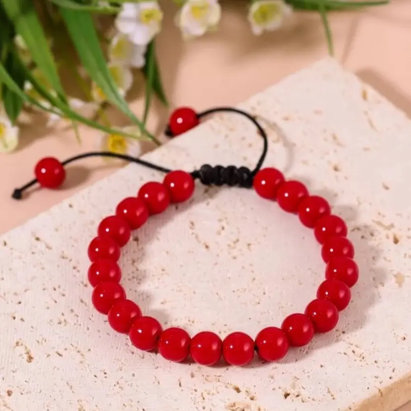 Beaded Bracelet with Bead Charm for Women bea bracelet evil eye inspirational bracelet