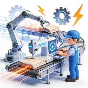 TikTok Accelerated Logistics Service - Smart Robotic Arm & Paper Airplane Design for Fast Cross-Border Delivery - Tailored for TikTok E-commerce