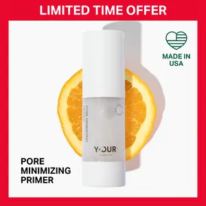 Pore-Minimizing Makeup Primer by Y'OUR, Mattifying & Long-lasting | Hydrating Non-Comedogenic, Fragrance-free & Dye-Free Lightweight Cosmetic, 30ml Gloss Matte, Valentine's Gift for Women