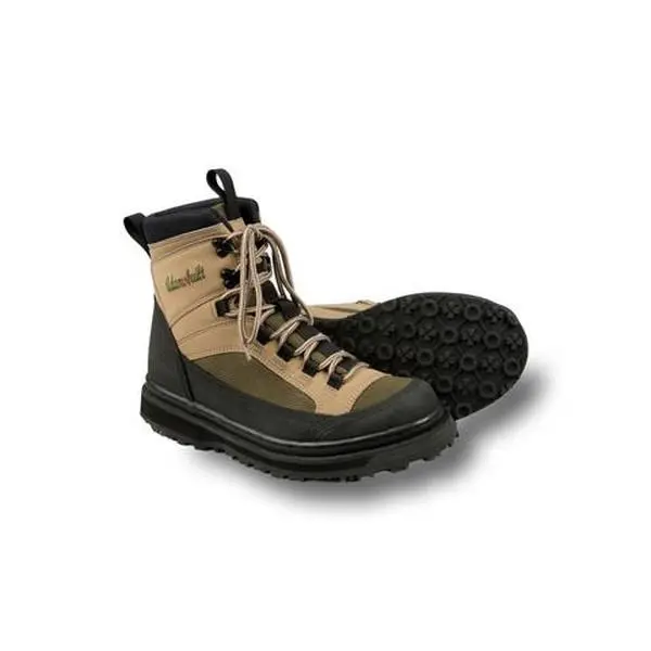 Men's Adamsbuilt Gunnison River Wading Boot - Size 14, Laces, Durable Web Lacing, Mesh, Removable Stud Receptacles, Rubber & Synthetic Construction, Male, Synthetics
