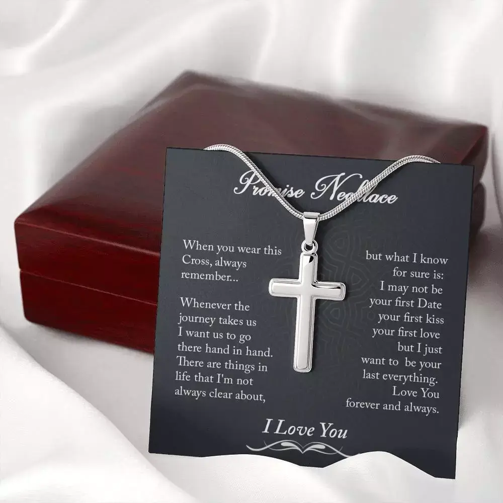 Promise Necklace for Him, Promise Necklace for Boyfriend Long Distance Gift, Future Husband Gift