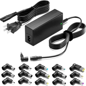 90W Universal AC Adapter Laptop Charger Replacement for Dell HP Acer Asus Lenovo IBM Toshiba Samsung Sony Fujitsu Notebook Ultrabook Chromebook Power Supply Cord