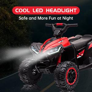 GARVEE 12V Electric Ride-On Tractor with Remote Control, 35W Dual Motors, Bluetooth Music/USB, Safety Belt, 3-Gear Shift, 7 LED Lights, Powered by Battery, Green