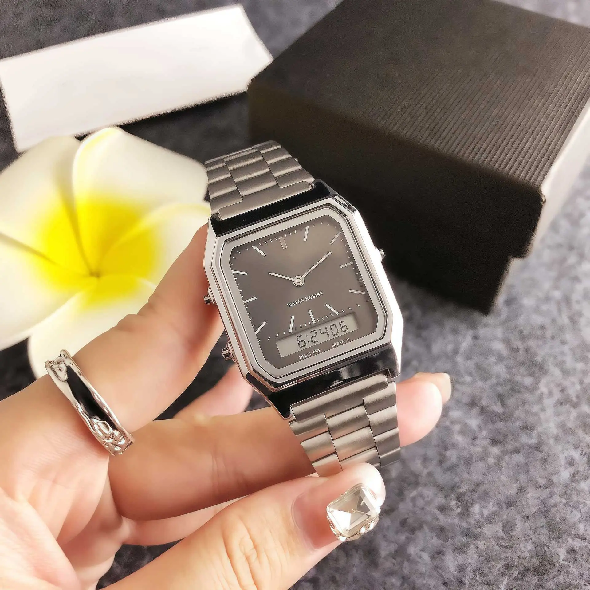 dealsforyoudays Men's Watch Chronograph Business Dress Quartz Stainless Steel Water Resistant Luminous Date Wristwatch