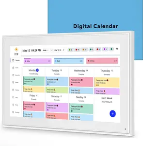 Calendar: 15-inch Wall Planner Digital Calendar & Chore Chart, Smart Touchscreen Interactive Display for Family Schedules – Wall Mount Included, Great for Organizing Your 2025 Calendar