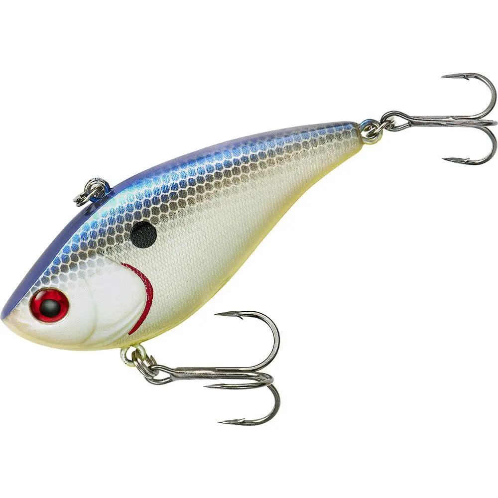 Hard Knocker Lipless Crankbait for Fishing, 2.5 in 1/2 oz Lure with Fine Scaling Pattern, 3D Eyes & Aggressive Acoustic Profile, 2 1/2 Inch - 1/2 Oz