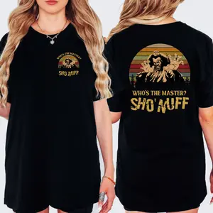 Who's The Master Sho'Nuff Shirt, Retro Vintage Graphic Tee, Cool 80s Style Shirt, Iconic Movie Quote Apparel
