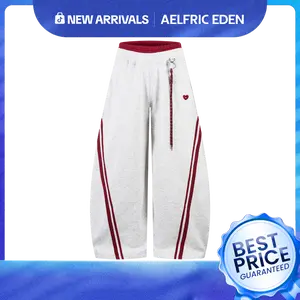 Aelfric Eden Wide-Leg Sweatpants Baggy Straight Side Stripe Everyday Street Pants Sporty Y2K Style