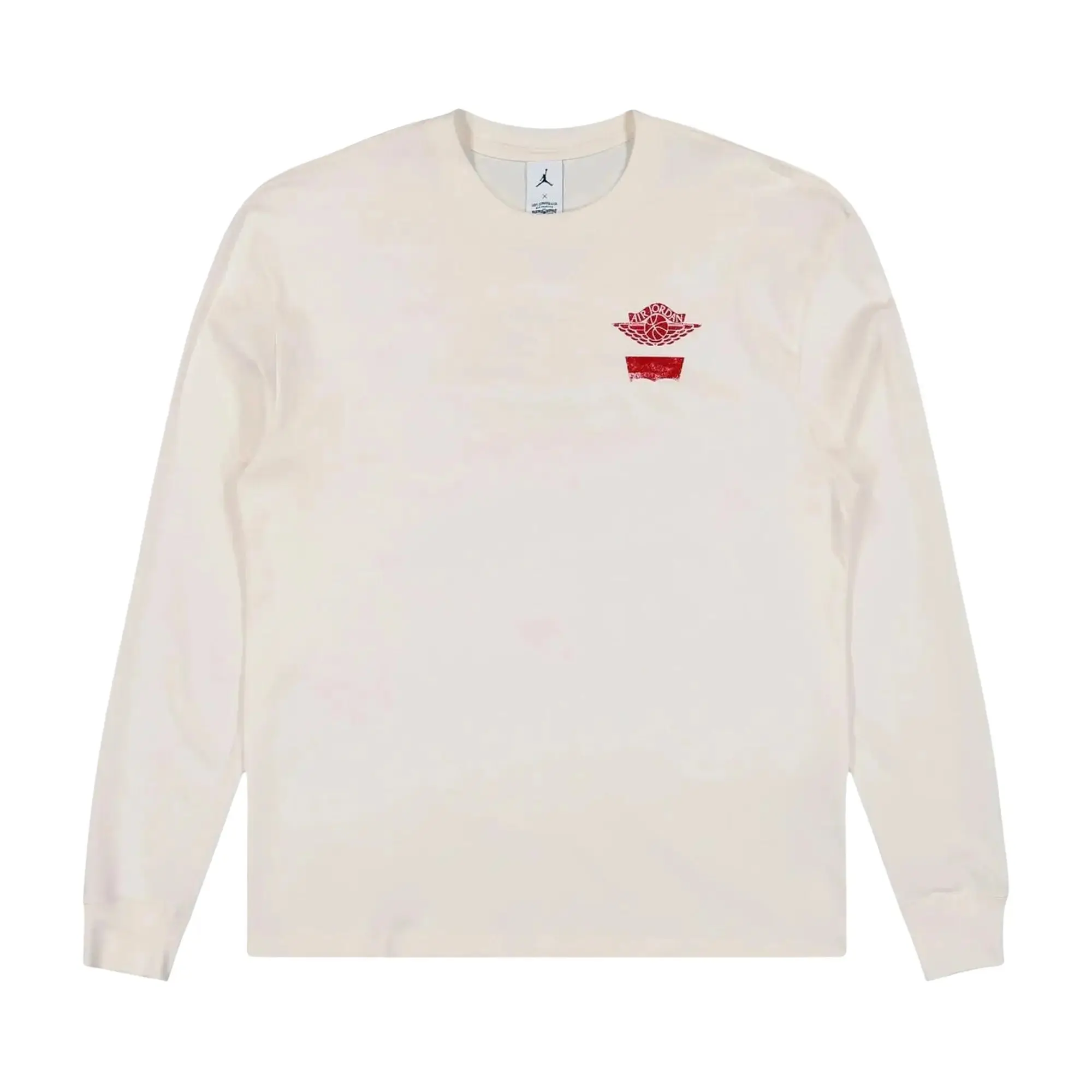 Air Jordan x Levi's Shelby Crewneck 'Pale Ivory/Black/University Red', Tops, Menswear