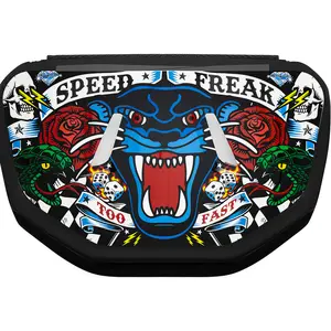 Battle Sports Speed Freak Chrome Protective Football Back Plate - Multicolor